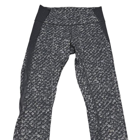 LULULEMON Featherlight Tight Size 10 Iridescent Multi Black - Picture 7 of 10